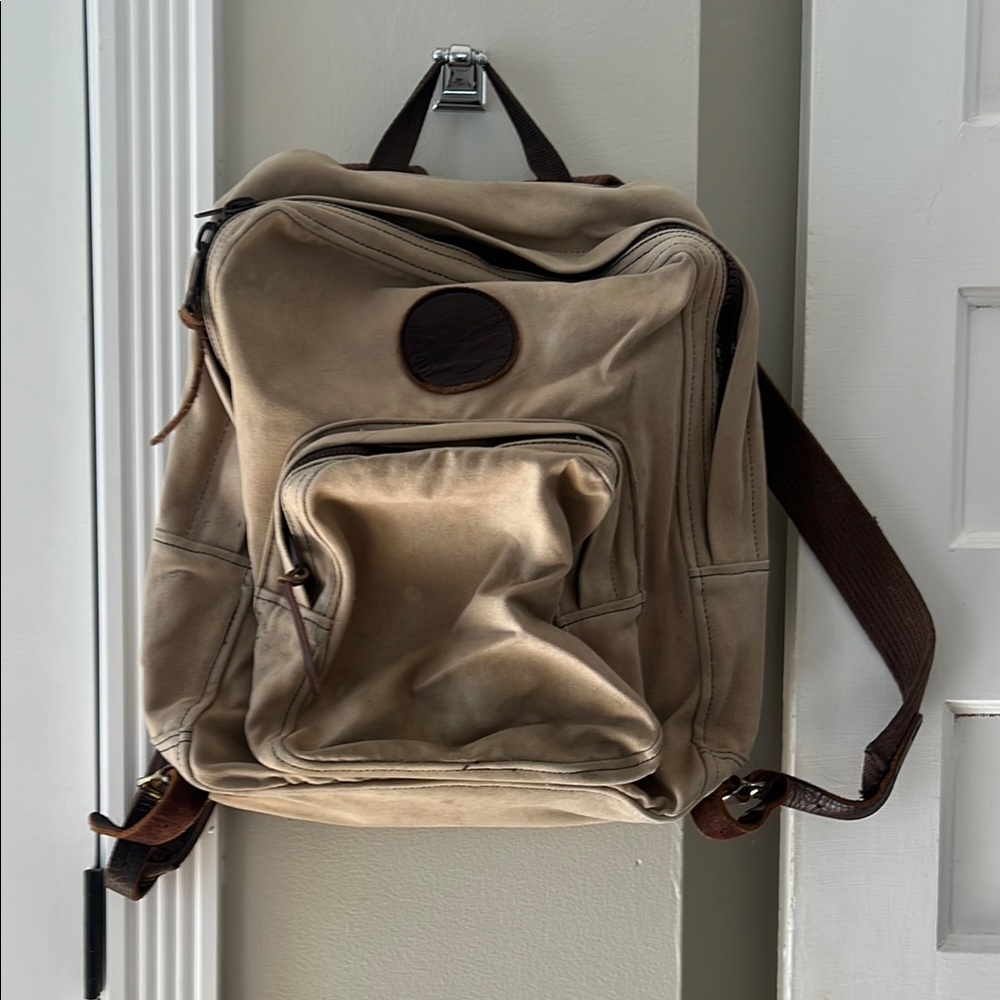Duluth Pack Tan Canvas Backpack